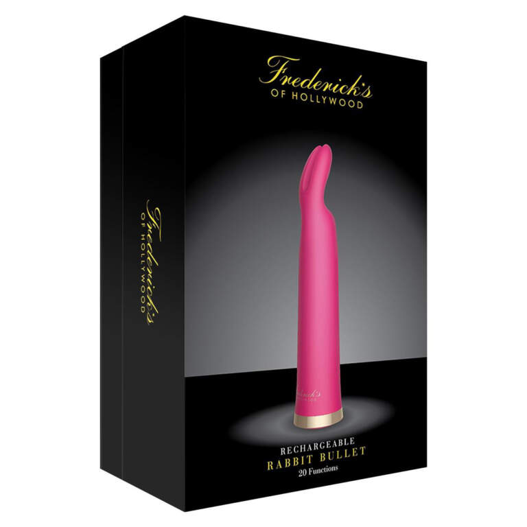 Fredericks of Hollywood - Rechargeable Rabbit Bullet (Hot Pink) - FOH-002HP - 4890808194706