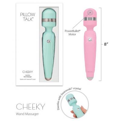 BMS ENTERPRISES - Pillow Talk Cheeky Wand Pink - 26716 - 677613267160 at Black Knight Erotica Adelaide's Largest Adult Shop!