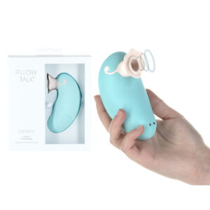 BMS Pillow Talk Dreamy Air Clitoral Stimulator Teal 26319TEAL 677613263193 Multiview