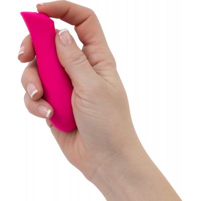 BMS Swan Swan Minis The Mini Swan Rose Rechargeable Vibrator Pink 3 21616 677613321664 Hand Model Detail