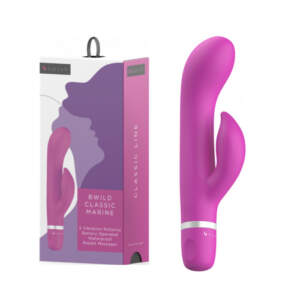 BWild Classic Marine Rabbit Vibrator Magenta BSCWM1481 8555888501481 Multiview