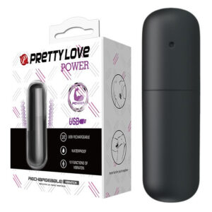 Baile Pretty Love Power Bullet Vibrator Black BI 014501 1 6959532321746 Multiview