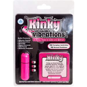 Ball and Chain Kinky Vibrations Adult Card Game with Vibrator CG17 176554006284 Boxview