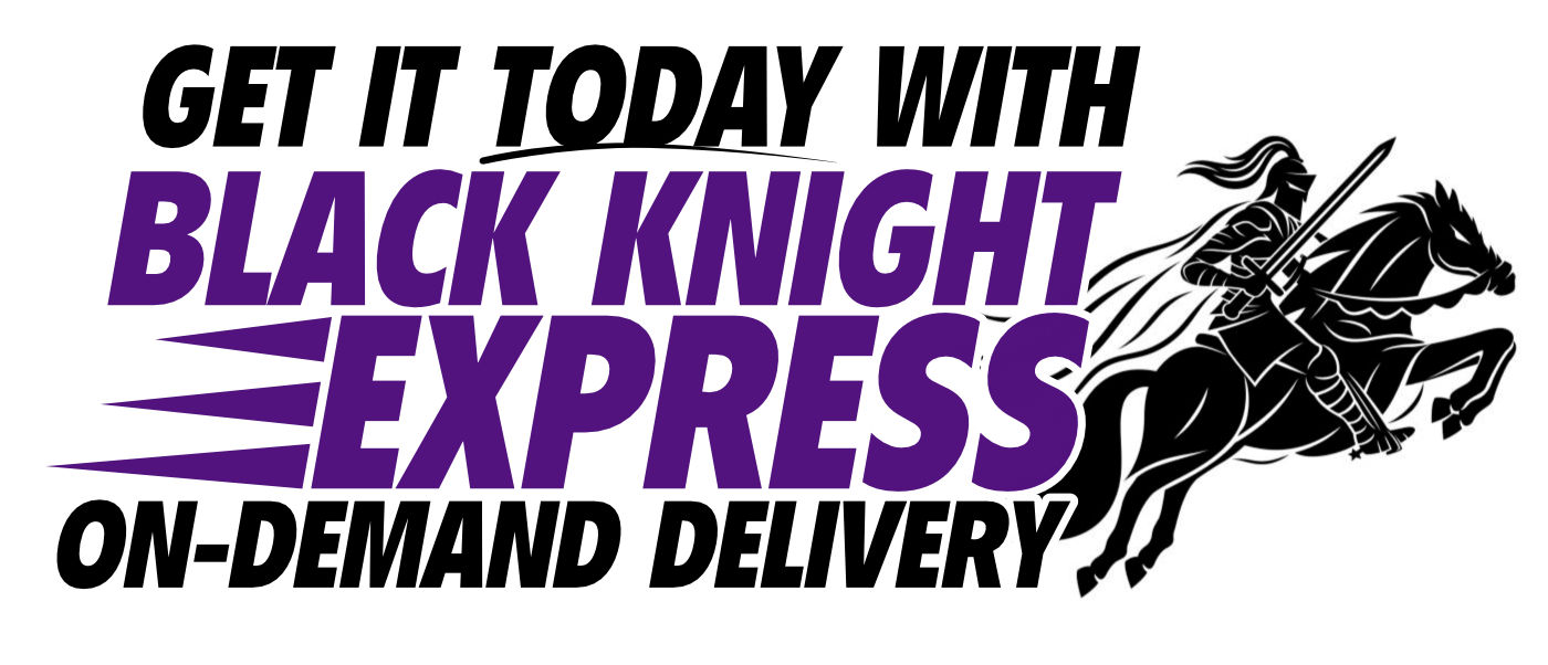 Black Knight Express Adelaide Sex Toy Uber Delivery Logo