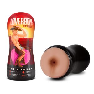 Blush Loverboy The Cowboy Butt Stroker Masturbator Light Flesh BL 84063 819835029199 Multiview