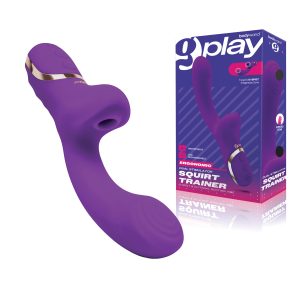 Bodywand G Play Ergonomic Dual Stimulator Squirt Trainer G Spot and Clitoral Suction Vibe Purple BW800 848416010783 Multiview