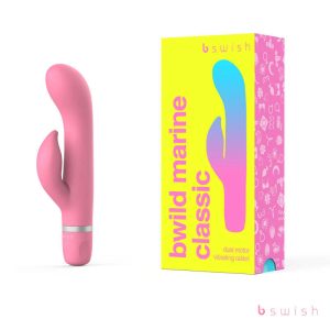 Bswish Bwild Classic Marine Rabbit Vibrator Guava Pink BSCWM1467 8555888501467 MMultiview