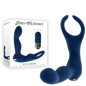 Zero Tolerance By All Means Remote Control Come Hither Prostate Massger Blue ZE RS 5124 2 844477025124 Multiview