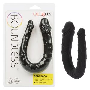 Calexotics Boundless AC DC Dong U Shaped Double Dong 13 Inch Black SE 2700 58 2 716770108128 Multiview