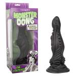 Calexotics Monster Dong The Colossus 9 point 5 inch Fantasy Liquid Silicone Dong Black SE 5504 15 3 716770110503 Multiview