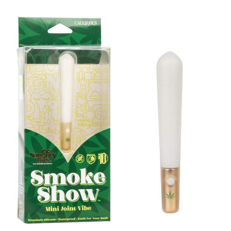 Calexotics Naughty Bits Smoke Show Mini Joint Vibe Frost Gold SE 4410 22 3 716770106995 Multiview