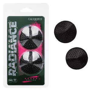 Calexotics Radiance Round Nipple Pasties Black SE 3000 06 2 716770104922 Multiview