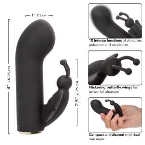 Calexotics Raven Butterfly Mini Vibrator Black SE 2801 28 3 716770109897 Info Detail