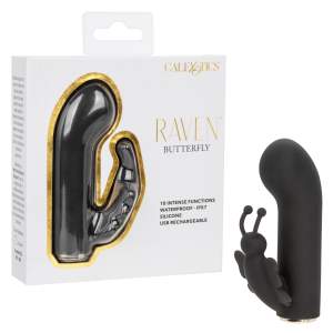 Calexotics Raven Butterfly Mini Vibrator Black SE 2801 28 3 716770109897 Multiview