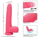 Calexotics Rechargeable Rumbling and Thrusting Silicone Studs 7 Inch Penis Dong with Balls Pink SE 0251 05 3 716770108579 Info Detail