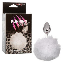Calexotics – Running Wild Bunny Tail Butt Plug (White)