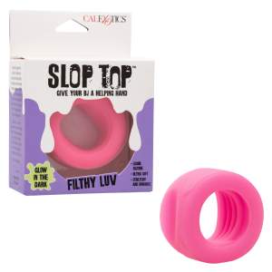 Calexotics Slop Top Filthy Luv BJ Helping Hand Oral Sex Stroker Glow in the Dark Pink SE 0920 10 3 716770110688 Multiview