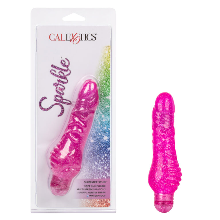 Calexotics Sparkle Shimmer Stud Vibrator Purple SE 0795 35 2 716770091338 Multiview