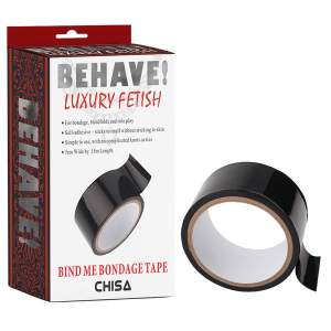 Chisa Behave Luxury Fetish Bind Me Bondage Tape 15 metre Black CN 887430932 759746309327 Multiview