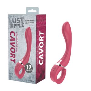 Chisa Novelties Lust Ripple Cavort G Spot Vibrator Red CN 841061905 759746619051 Multiview