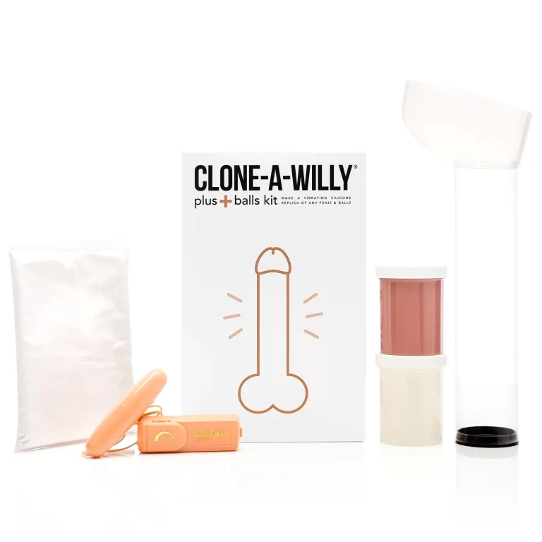 Clone a Willy Plus Balls Dildo Cloning Kit Medium Tan Flesh 763290983940 Multiview