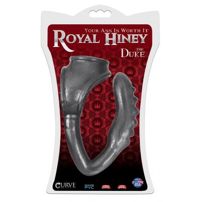 Curve Novelties Royal Hiney The Duke Cock Ball Plug Silver Gunmetal CN-17-0842-05-81356 643380985927