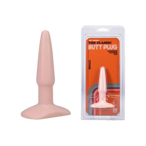 Doc Johnson Classic Butt Plug Smooth Small Light Flesh 2024 New Packaging 0244 01 CD 782421109806 Multiview