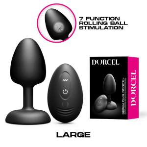 Dorcel Geisha Plug Infinite Remote Automatic Rolling Weighted Ball Anal Plug Large Black 6073278 3700436073278 Multiview