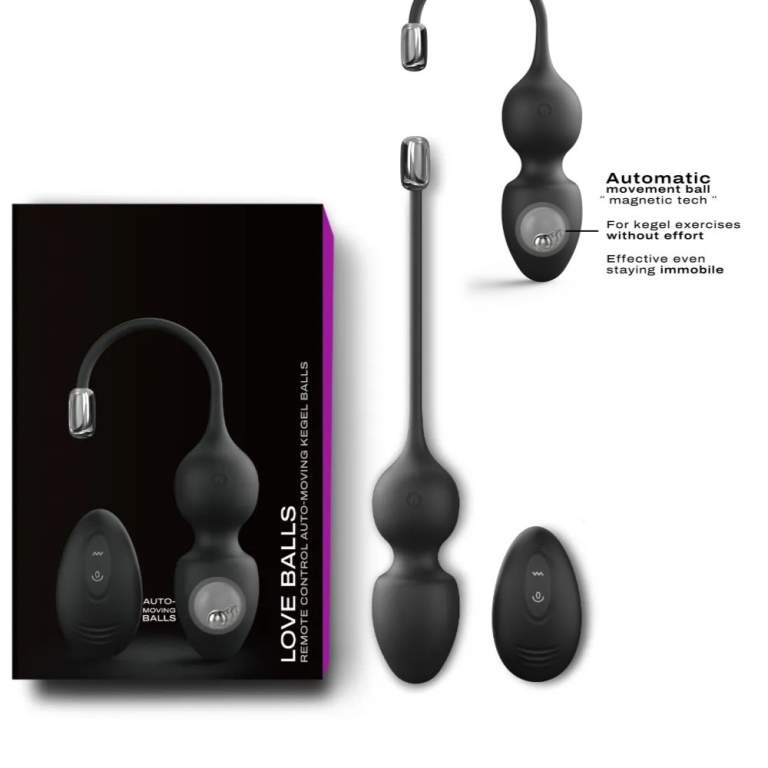 Dorcel Love Balls Remote Rolling Ball Kegel Balls Black 6072950 3700436072950 Multiview