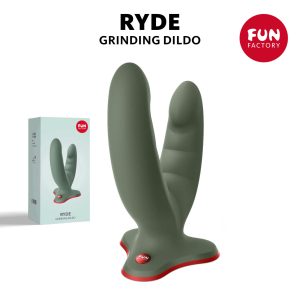 Fun Factory Ryde Grinding Dildo Wild Olive Green FF20100 4032498201009 Multiview