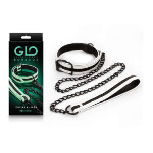 GLO Collar and Leash Green Black NSN 0497 28 657447104015 Multiview