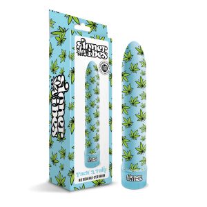 Global Novelties Stoner Vibes Pack a Fatty Smoothie Vibrator Blue Dream 1000132 850010096742 Multiview