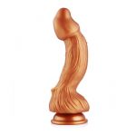 Hismith Gold 9 point 45 inch Evil Dragon Monster Dildo Klicloc Copper HSA44 Side Detail