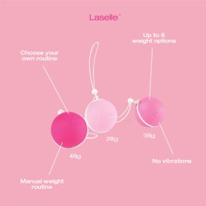 Intimina Laselle 3 pc Kegel Exerciser Set Pink 1683229 7350022276604 Detail