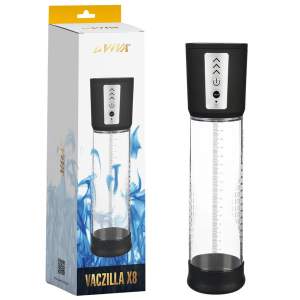 LaViva Vaczilla X8 Rechargeable Automatic Penis Pump Clear CN 313454162 759746541628 Multiview