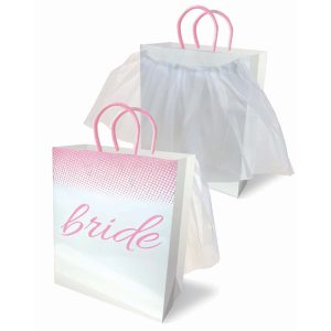 Little Genie Bride Gift Bag with Veil White Pink LGP034 685634104074 Multiview