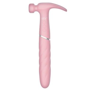 Love Hamma Thrusting Hammer Shaped Vibrator Light Pink LH859170 793591859170 Detail