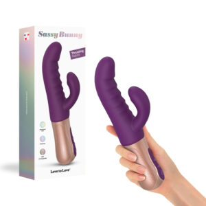 LovetoLove Sassy Bunny Magnetic Thrusting Rabbit Vibrator Purple 6032718 3700436032718 Multiview