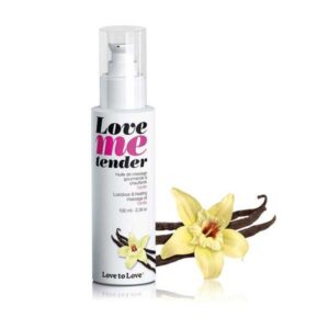 LovetoLove Vanilla Flavoured Massage Oil 100ml 6040270 3700436040270 Multiview