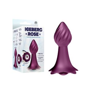 NMC Excellent Power Iceberg Rose Rechargeable Vibrating Butt Plug Red FPBQ063A00 208 4897078636455 Multiview