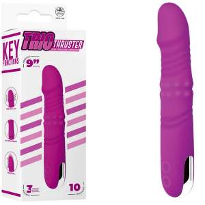 NMC Trio Thruster Rotating Thrusting Vibrator Purple FPBQ072A00 022 4897078637131 Multiview