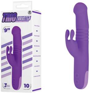 NMC Trio Thruster Thrusting Rabbit Vibrator Purple FPBQ033A00 022 4897078634673 Multiview