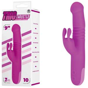 NMC Trio Thruster Thrusting Rabbit Vibrator Purple FPBQ033A00 028 4897078634697 Multiview