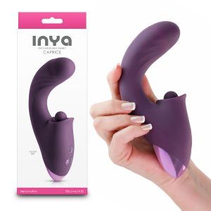 NS Novelties INYA Caprice Tapping Rabbit Vibrator Purple NSN 0552 35 657447108280 Multiview