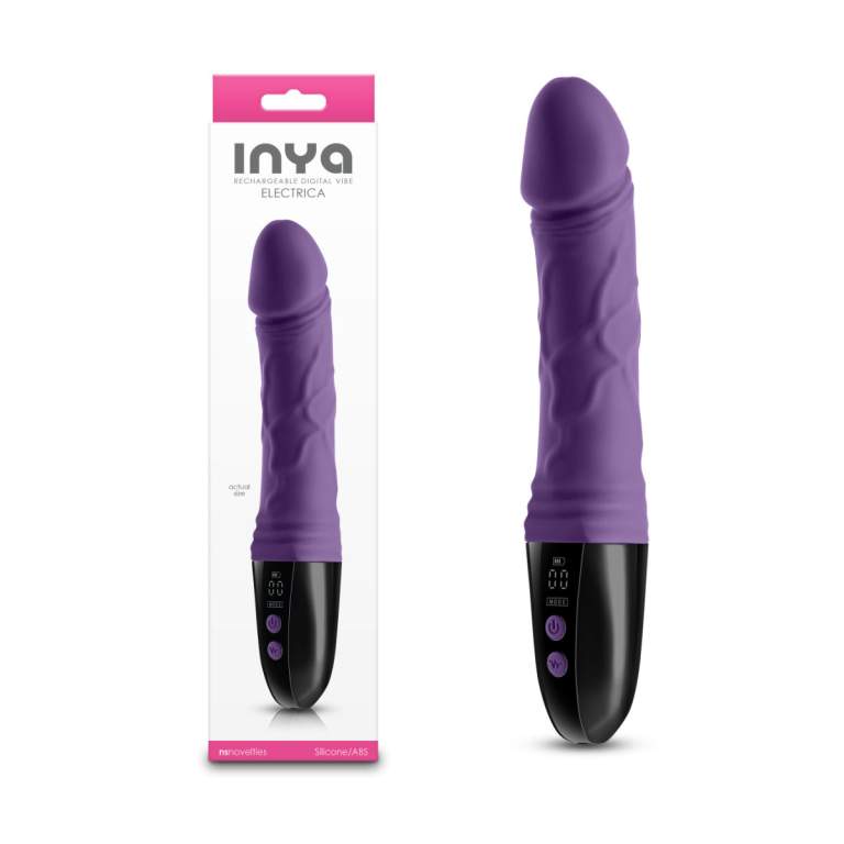 NS Novelties INYA Electrica Penis Vibrator Purple NSN 0560 25 657447109478 Multiview