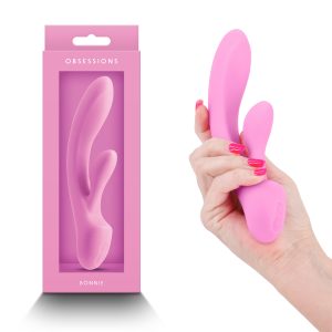 NS Novelties Obsessions Bonnie Rechargeable Rabbit Vibrator Light Pink NSN 0274 04 657447106453 Multiview