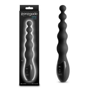 NS Novelties Renegade Virtua Vibrating Beads Anal Probe Black NSN 1160 13 657447109584 Multiview