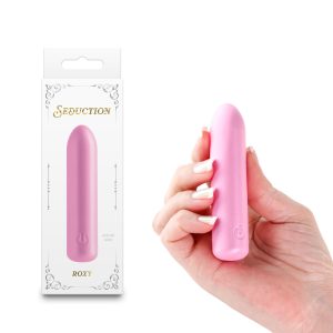 NS Novelties Seduction Roxy Bullet Vibrator Metallic Pink NSN 0235 14 657447107689 Multiview