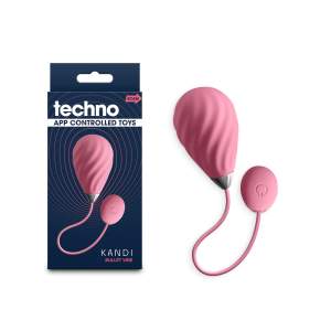 NS Novelties Techno Kandi App Controlled Mini Egg Vibrator Pink NSN 0287 24 657447109287 Multiview