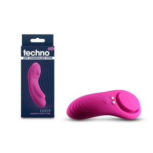 NS Novelties Techno Lucy App Controlled Magnetic Panty Vibrator Pink NSN 0287 34 657447109294 Multiview